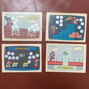 Nintendo Super Mario Bros Scratch Off Game Cards